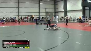 84 lbs Round 3 (6 Team) - Chrisopher Metz, Minion Green vs Conner Simons, Sons Of Atlas