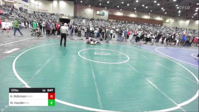 137 lbs Semifinal - Hagen Robinson, Ruby Mountain WC vs Wesley Hayden, Bay Area Dragons