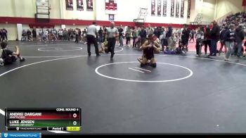 141 lbs Cons. Round 4 - Andrei Dargani, Unattached vs Luke Jensen, Corban University