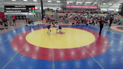 117 lbs 5th Place Match - Madison Adcock, Marymount vs Isabella Washington-vasquez, East Stroudsburg University