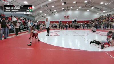 67-71 lbs Round 1 - Amar`e Marquez, Greeley Metro WC vs Silas Richardson, Wiggins
