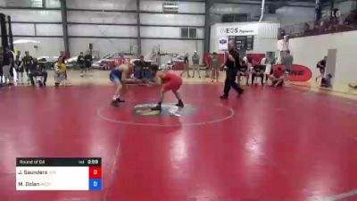 65 kg Round Of 64 - Joshua Saunders, Titan Mercury Wrestling Club (TMWC) vs MIchael Dolan, West Virginia Regional Training Center
