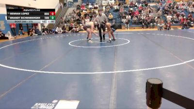 175 lbs Cons. Semi - Bennan Lopez, Douglas vs Brandt Eichenberger, Torrington