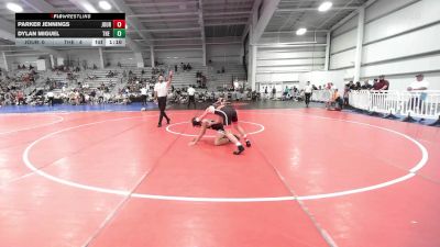 113 lbs Rr Rnd 1 - Parker Jennings, Journeymen Wrestling Blue vs Dylan Miguel, The Fort Hammers Maroon