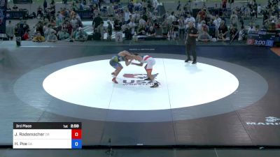 182 lbs 3rd Place - Justin Rademacher, Oregon vs Hoke Poe, Georgia