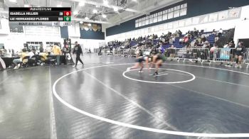 115 lbs Cons. Round 3 - Liz Hernandez-Flores, Bonita vs Isabella Hillier, Santa Monica