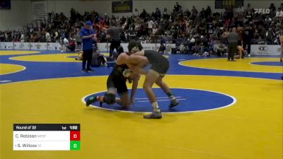 123 lbs Round Of 32 - Corbyn Robison, Westlake (UT) vs Sean Willcox, St. John Bosco