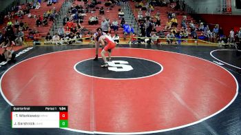 145 lbs Quarterfinal - Tristan Wtorkiewicz, Mount Pleasant Area Hs vs Josef Garshnick, United Hs