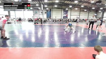 110 lbs Rr Rnd 2 - Brantley Shaffer, Ride Out Wrestling Club vs Logan Schreiner, Ragin Raisins Concord ES