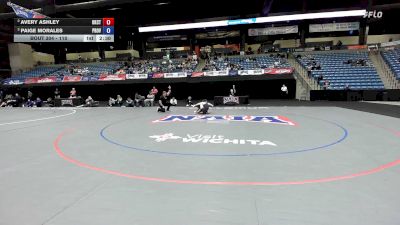110 lbs Semifinal - Paige Morales, Providence vs Avery Ashley, Oklahoma City