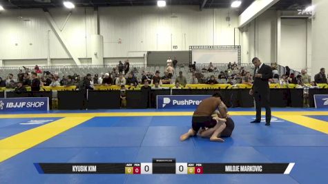 Kyusik Kim vs Miloje Markovic 2025 World IBJJF Jiu-Jitsu No-Gi Championship