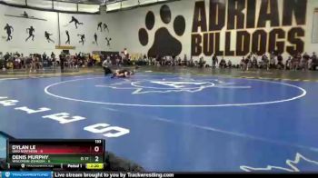 133 lbs Round 4 (8 Team) - Dylan Le, Ohio Northern vs Denis Murphy, Wisconsin-Oshkosh