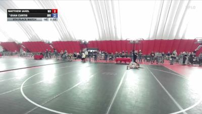 150 lbs 5th Place Match - Matthew Jakel, Weigh In Club vs Evan Curtis, Dubuque Wrestling Club
