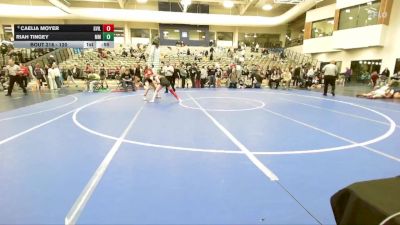 120 lbs Cons. Round 2 - Riah Tingey, Maple Mountain vs Caelia Moyer, Grantsville