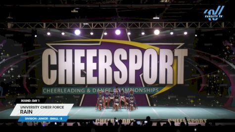 University Cheer Force - Rain [2024 L3 Junior - Small - B Day 1] 2024 CHEERSPORT National All Star Cheerleading Championship