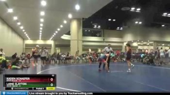 132 lbs Round 4 (10 Team) - Kaden Schaefer, NFWA Black vs Laine Slayton, Goon Squad