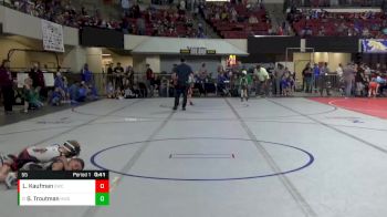 55 lbs Quarterfinal - Grayson Troutman, Heights Wrestling Club vs Ledger Kaufman, Glasgow Wrestling Club