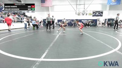 52 lbs Quarterfinal - Mateo Huerta, Duncan Demon Wrestling vs Keller Goodson, Rough Riders