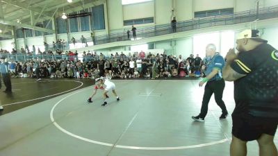 58 lbs Round Of 16 - Gage Gililland, Dethrone WC vs Eli Fortunato, Threshold WC