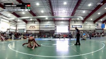 190 lbs Cons. Semi - Samuel Bonar, Boulder City vs Braudrick Coleman, Valley