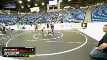 37-40 lbs Quarterfinal - Carter Knight, WTC vs Atlas Fernandez, Derby Wrestling Club