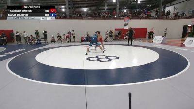 74 kg Cons. Sub-rd Of 32 - Claudio Torres, Hawkeye Wrestling Club vs Tavian Camper, Regional Training Center South
