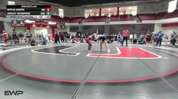 145 lbs Semifinal - Ashley Thompson, Rogers High School Girls vs Khylie Austin, Wagoner High School