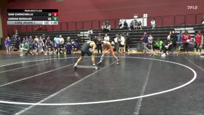 133 lbs Cons. Round 3 - Adrian Morales, NWCA - Life vs Sam Cherichello, The Citadel