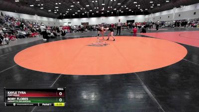 120 lbs Cons. Round 3 - Kayle Tyra, Fort Osage vs Rory Flores, Lafayette (Wildwood)