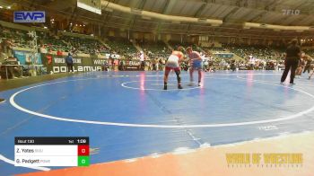 130 lbs 5th Place - Zaiden Yates, Siouxland Wrestling Academy vs Graham Padgett, Powerhouse Wrestling