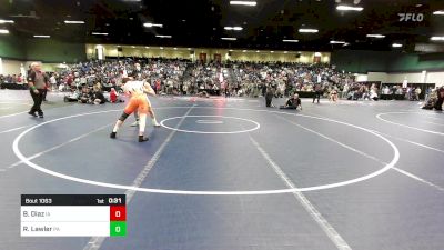 150 lbs Consi Of 8 #1 - Bas Diaz, IA vs Ryan Lawler, PA