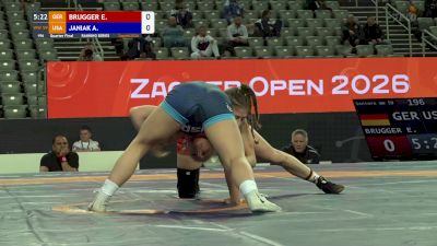 59 kg Quarterfinal - Alexis Janiak, USA vs Elena Brugger, GER