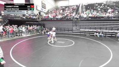 4A 175 lbs Cons. Round 2 - Jacob Proctor, Tooele vs Garrett Stone, Bear River