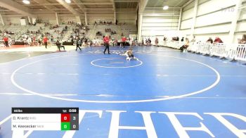 80 lbs Rr Rnd 1 - David Krantz, Revival Blue vs Mason Keesecker, Micky's Maniacs Black