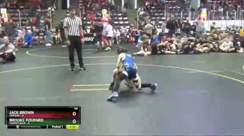 49 lbs Semis & 1st Wrestleback (8 Team) - Brooks Poupard, Dundee Blue vs Jack Brown, Davison