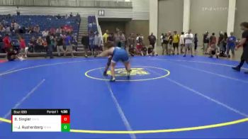 163 lbs Cons. Round 2 - John Rushenberg, Red Cobra Wrestling Academy vs Brady Singler, Oak Hills High School