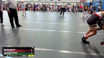 106 lbs Round 2 (6 Team) - Kyler Kegley, Glynn Coastal vs Gemmari Daniel, Dark Knights