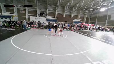 135 lbs Quarterfinal - Regan Heywood, Wasatch Wrestling Club vs Makynee Watkins, JWC Girls
