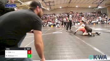 61 lbs Semifinal - CJ Tyler, Black Fox Wrestling Club vs Michael Robison, Sperry Wrestling Club
