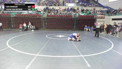 113 lbs Quarterfinal - Levi Wheeler, North Myrtle Beach vs Lucas Van Beynum, Fort Mill