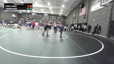 215 lbs Quarterfinal - Randy Lenoir, East Bakersfield vs Andrew Nieto, Stockdale
