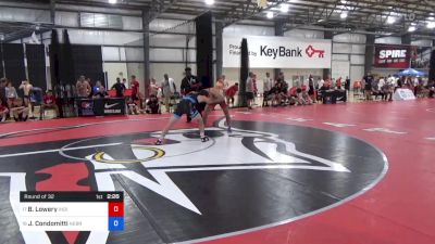 74 kg Round Of 32 - Bryce Lowery, Indiana RTC vs Jagger Condomitti, Nebraska Wrestling Training Center