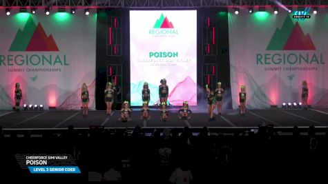 CheerForce Simi Valley - Poison [2025 L3 Senior Coed Day 2] 2025 The West Regional Summit & The Recreational Summit