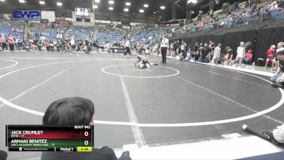 64 lbs Quarterfinal - Jack Crumley, WTW vs Armani Benitez, JUIC3 ACAD3MY WRESTLING