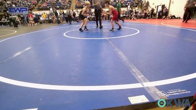 73 lbs Rr Rnd 2 - Tsu-tli Christie-Vangen, Fort Gibson Youth Wrestling vs Logan Wright, Jay Wrestling Club