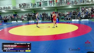 92kg Cons. Round 3 - Manveer Bachra, Canadian Mal Wrestling vs Taha Khaled, Riverdale WC