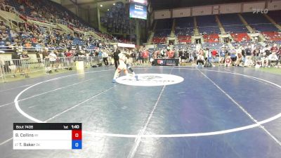 126 lbs Cons 32 #2 - Brady Collins, WI vs Thomas Baker, OK