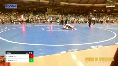 80 lbs Round Of 16 - Logan Oakes, Sebolt Wrestling Academy vs Cruz Evans, NBWA