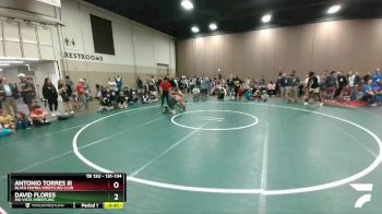 131-134 lbs Round 2 - David Flores, Rio Vista Wrestling vs Antonio Torres Iii, Black Mamba Wrestling Club