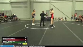 160 lbs Placement Matches (8 Team) - Zachary Burton, Virginia vs Ryder Dearborn, California Gold